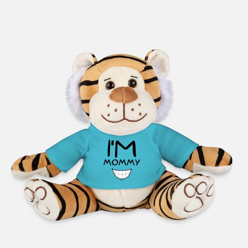 I´m Mommy - Plüschtiger - Atollblau