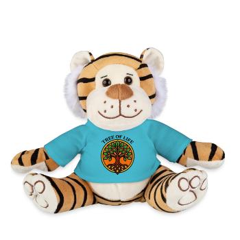 Arbre de vie - Peluche Tigre - bleu outremer - Devant