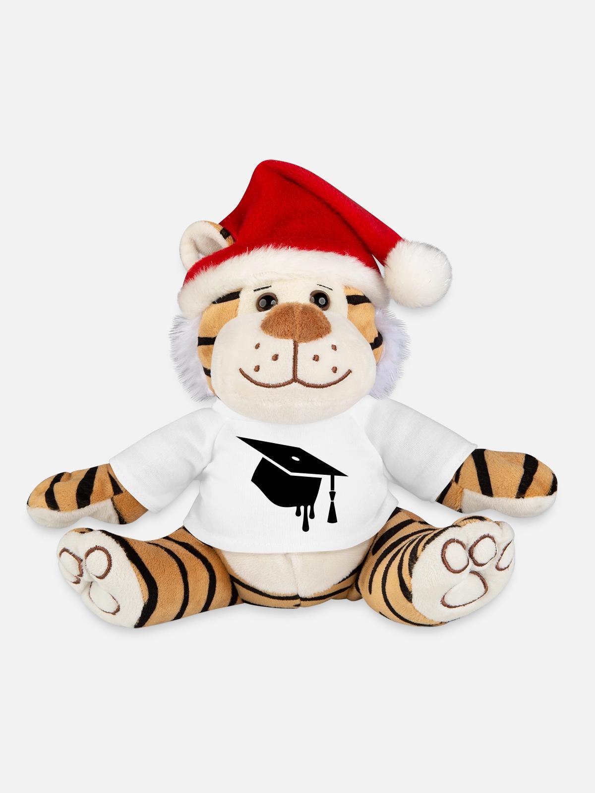 Doktorhut - Weihnachtstiger - Weiß - Vorne