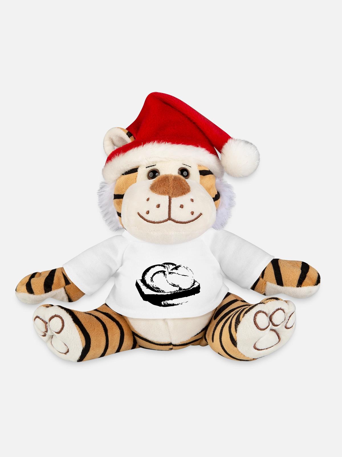 Leberkassemmel - Weihnachtstiger - Weiß - Vorne