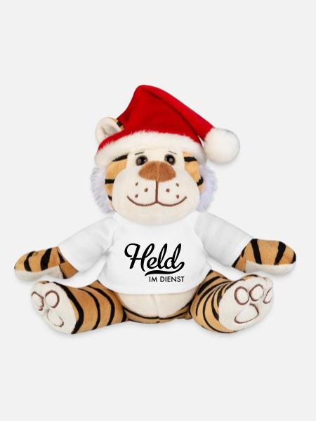 Held im Dienst - Weihnachtstiger - Weiß
