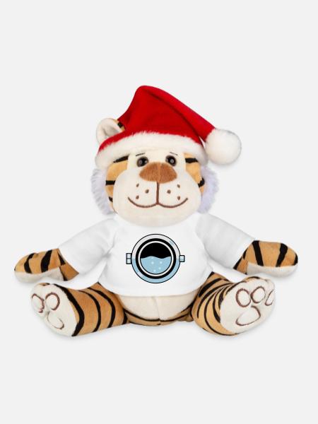 Waschmaschine - Weihnachtstiger - Weiß