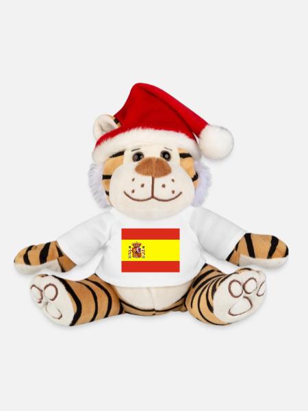 Spanische Flagge - Weihnachtstiger - Weiß