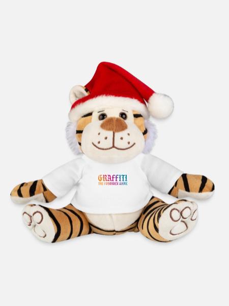 Graffiti - Weihnachtstiger - Weiß - Vorne