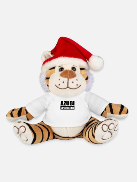 Azubi Spruch Lustig Lappen zum Bierholen Geschenk - Weihnachtstiger - Weiß