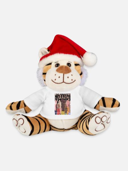 Feministische Faust - Weihnachtstiger - Weiß