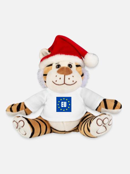 Eu flagge - Weihnachtstiger - Weiß