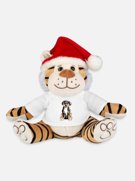 Goldiger Berner Sennenhund - Weihnachtstiger - Weiß