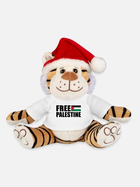 Free palestine - Weihnachtstiger - Weiß