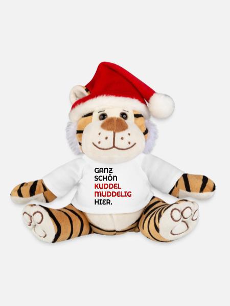 KUDDELMUDDELIG PLATTDEUTSCH SPRÜCHE - Weihnachtstiger - Weiß