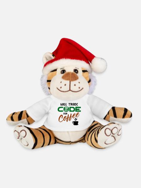 Code Statement Developer Computerfreak Informatik - Weihnachtstiger - Weiß