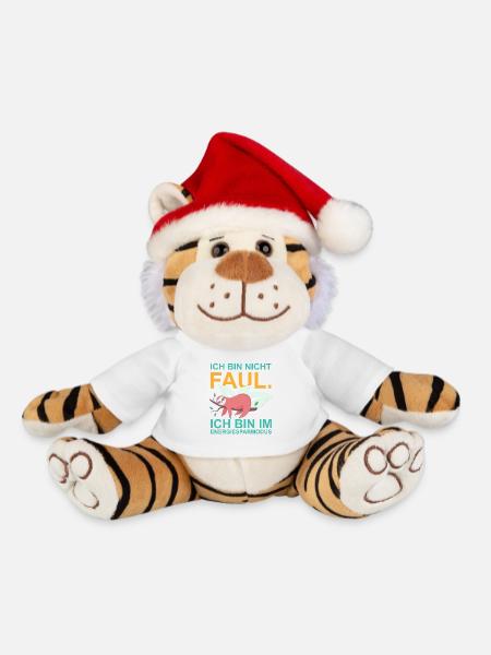 Faultier Energiesparmodus – Lustiges Zitat - Weihnachtstiger - Weiß - Vorne