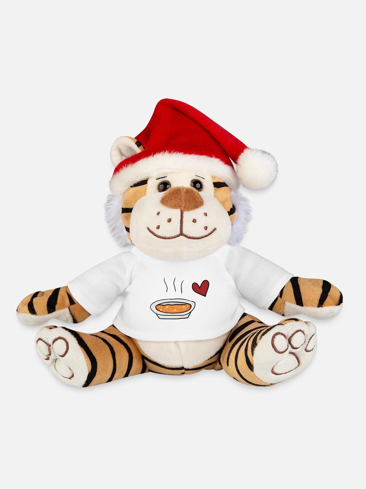 Suppe rotes - Weihnachtstiger - Weiß - Vorne