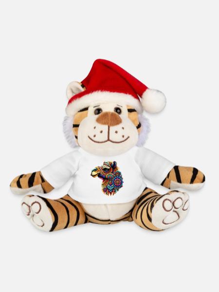 Kamel mit Mandalas verziert - Weihnachtstiger - Weiß