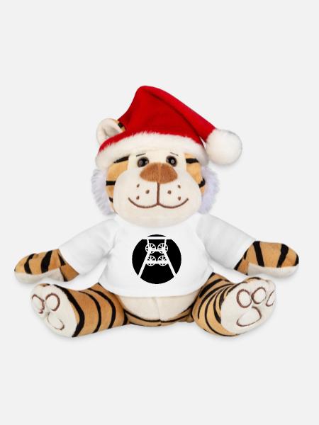 Ruhrpott Zeche Förderturm (b) - Weihnachtstiger - Weiß