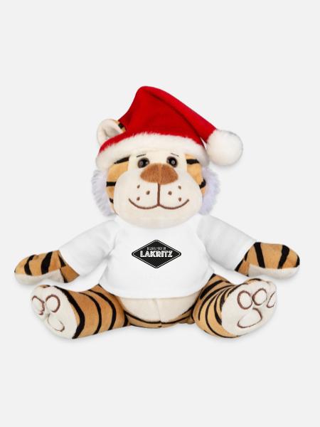 Lakritz Lakritze Süßholz Salmiak Pastillen Spruch - Weihnachtstiger - Weiß