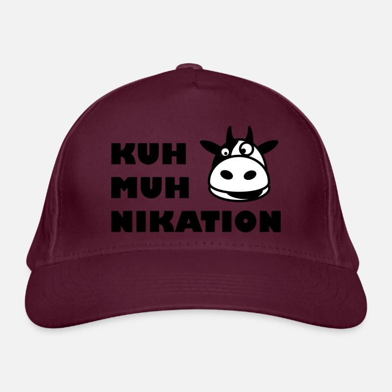 Kommunikation Kuh Bio-Baseballkappe