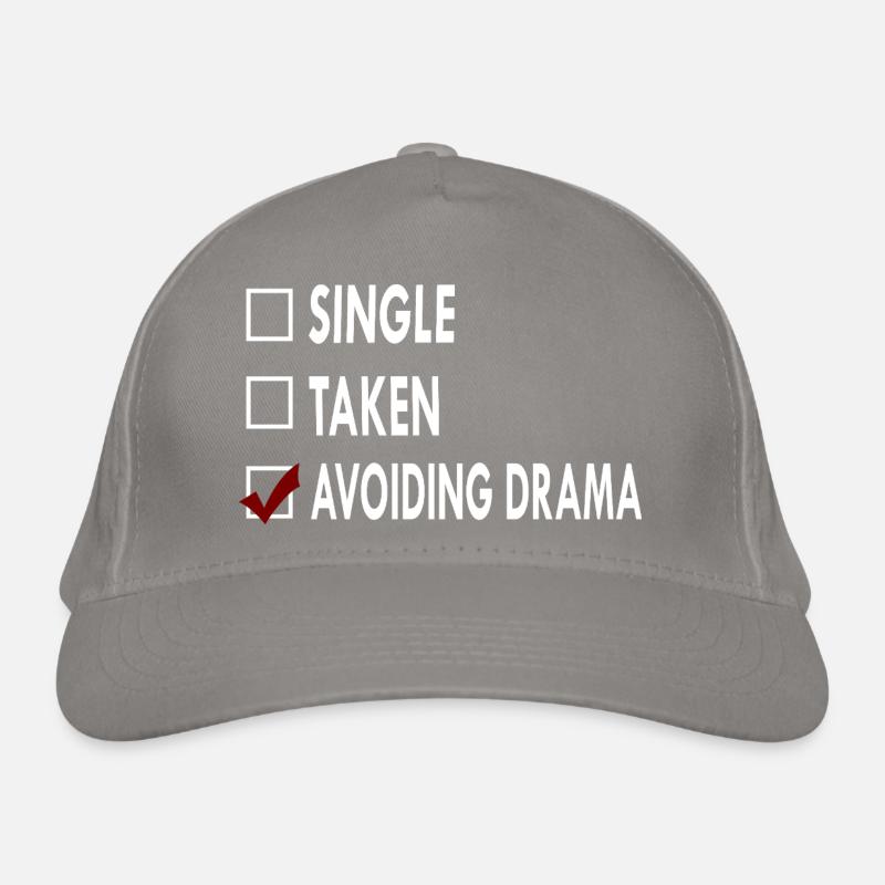 SINGLE AVOIDING DRAMA Casquette classique bio
