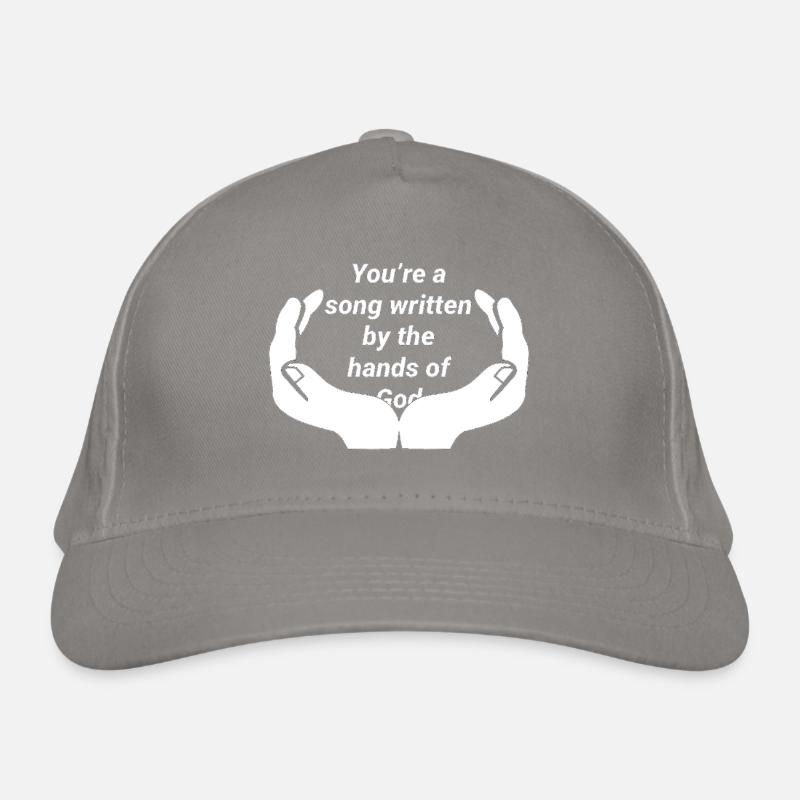 Conception de texte d'inspiration divine Casquette classique bio