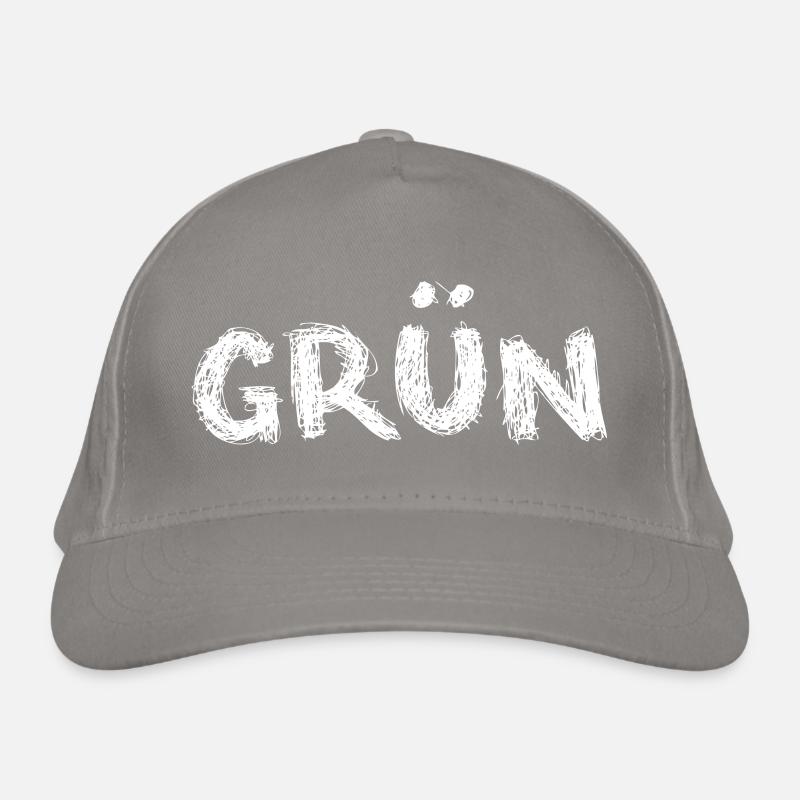 grün oder ? Bio-Baseballkappe
