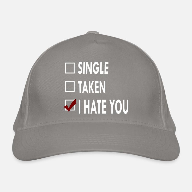 SINGLE HATE Casquette classique bio