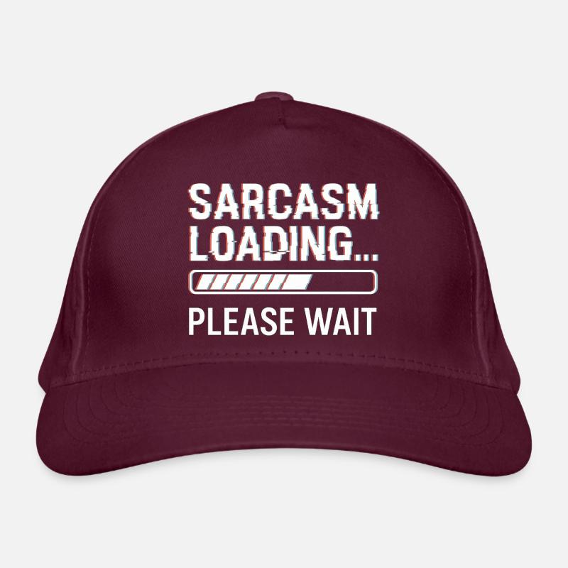 Sarcasm Organic Baseball Cap