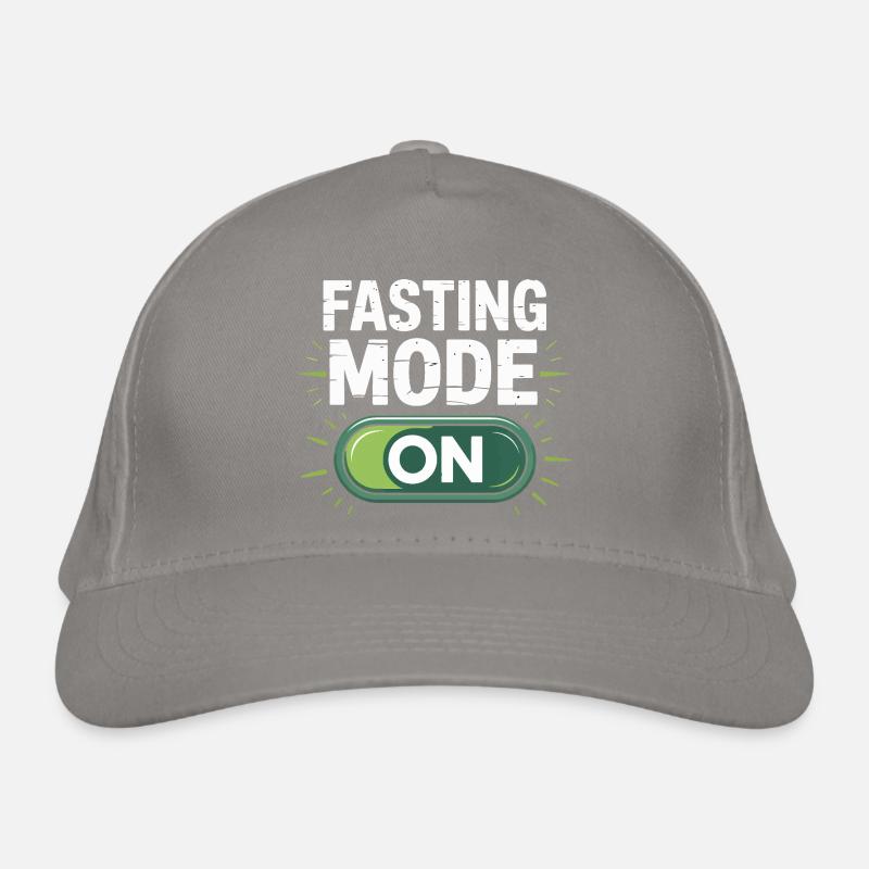 Turn on fasting mode design Organic Baseball Cap