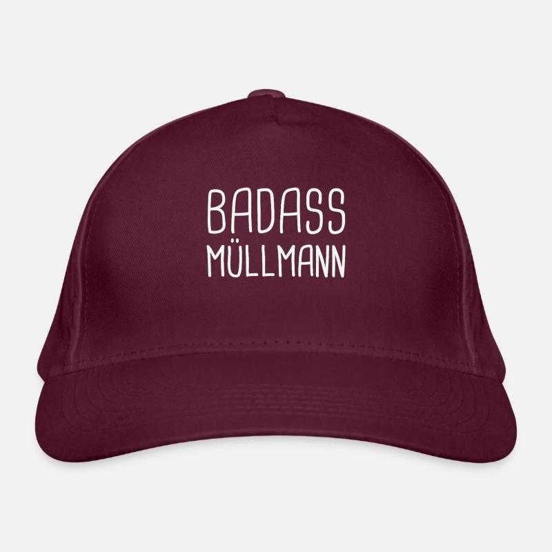 Müllmann Badass Bio-Baseballkappe