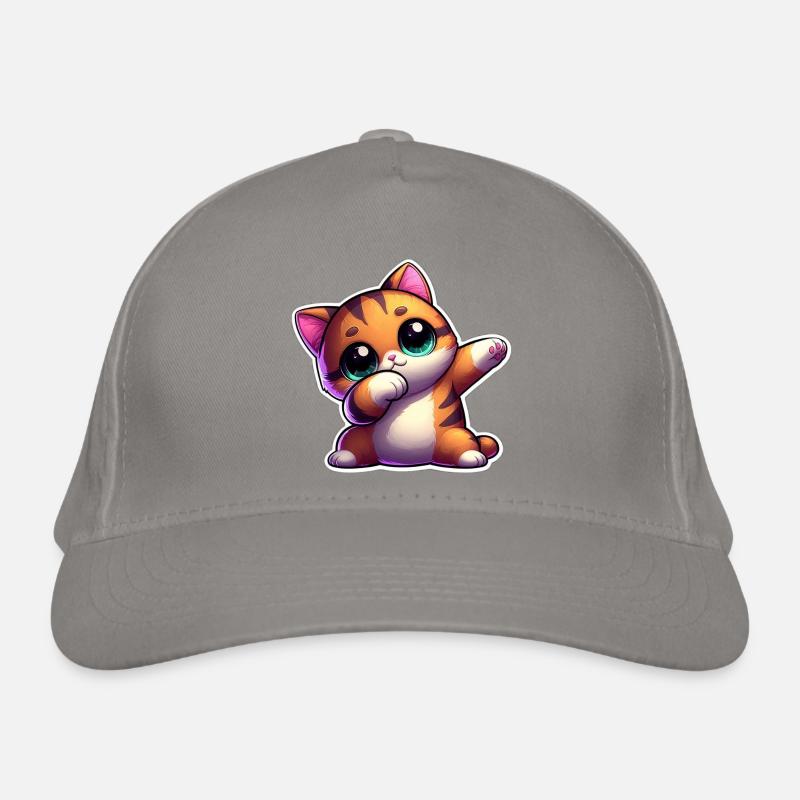 Chaton mignon aux grands yeux expressifs Casquette classique bio