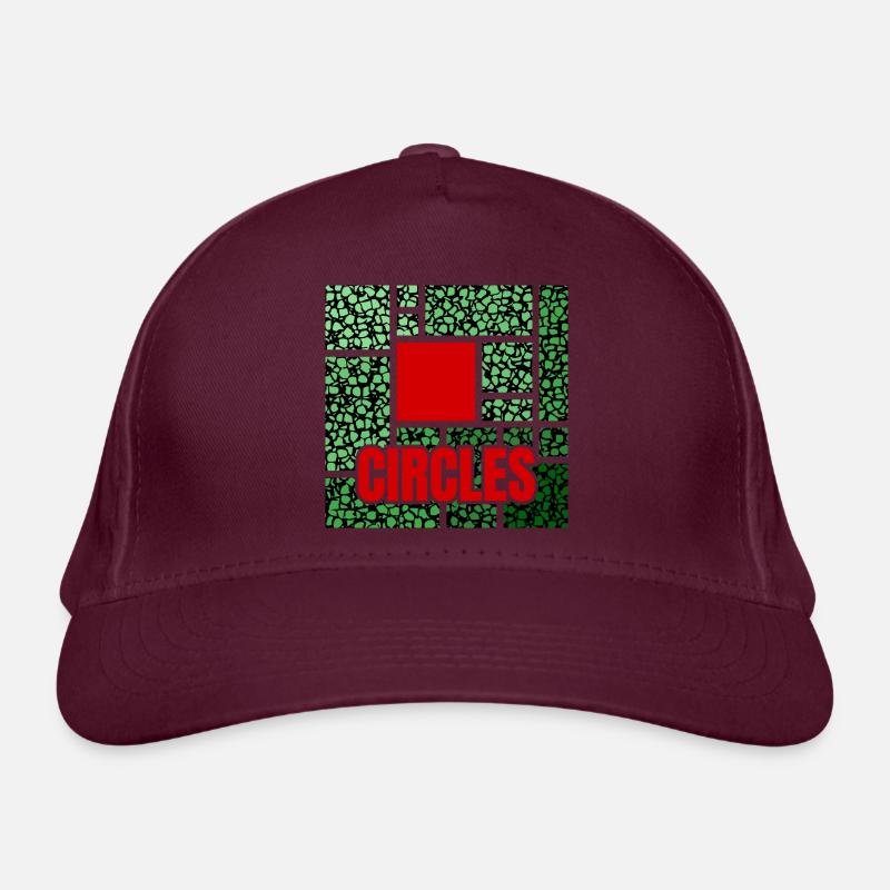 Abstraction tachetée de vert Casquette classique bio