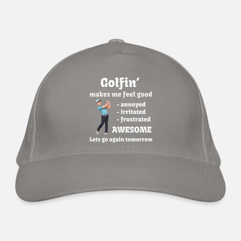 Golf - Golfin' makes me feel good Organic Baseball Cap