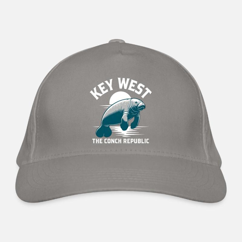 Key West Manatee Organic Baseball Cap