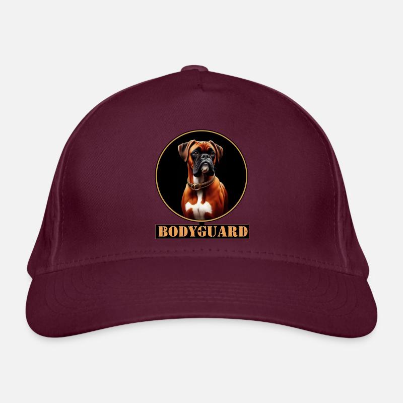 Garde du corps chien design - Boxer Dog Casquette classique bio