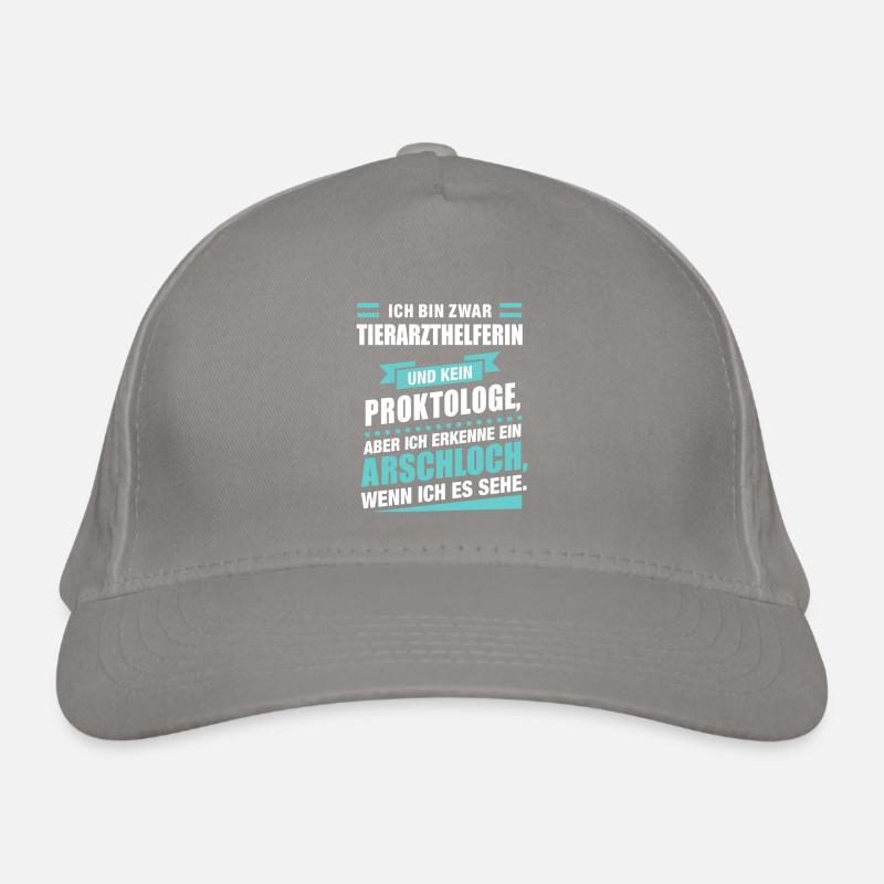 TIERARZTHELFERIN-Geschenk Bio-Baseballkappe
