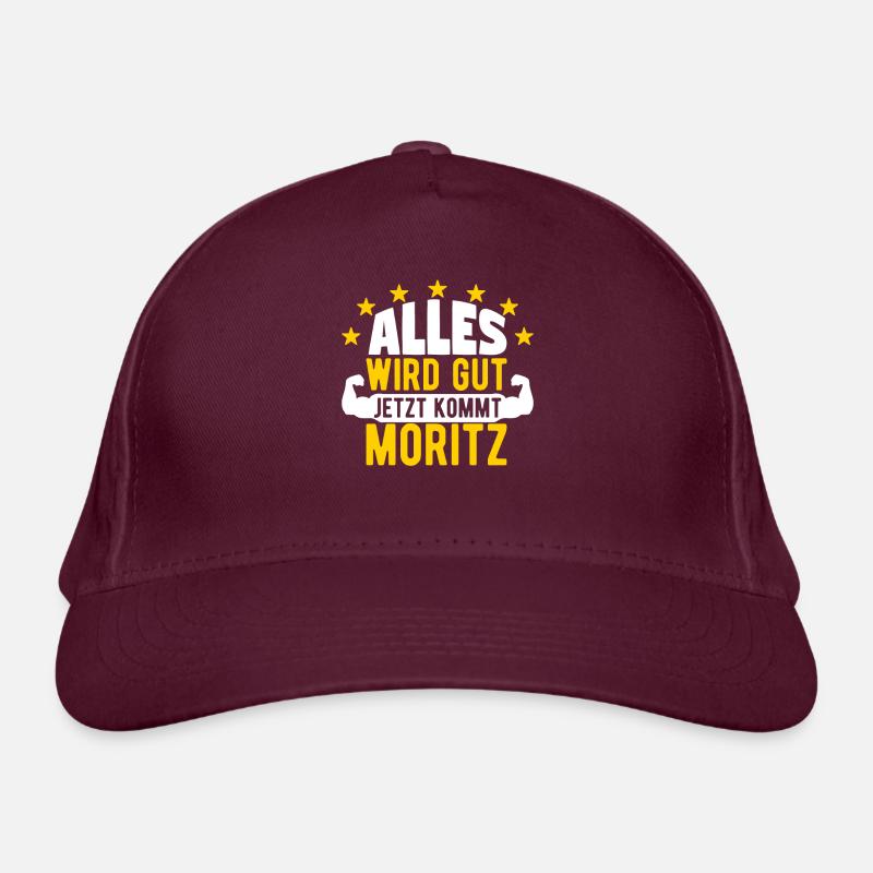 Moritz - Alles wird gut jetzt kommt Moritz Bio-Baseballkappe