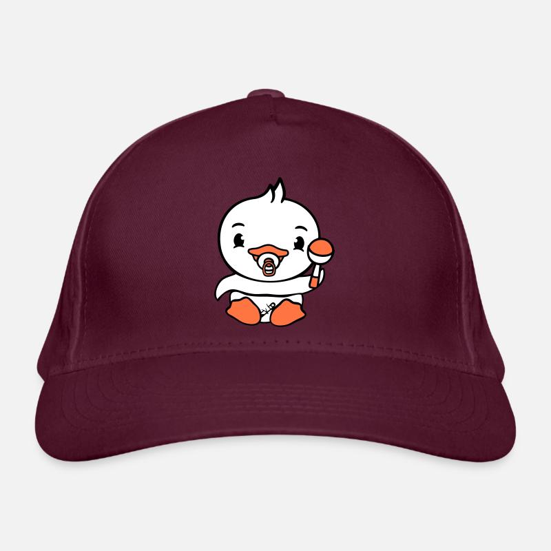 Canard Bébé Enfant Hochet Couche Mignon Sucette Casquette classique bio