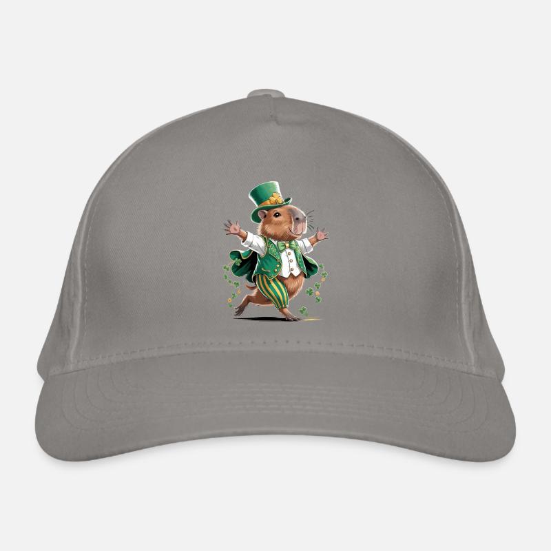 Leprechaun Hamster Festtagprint Bio-Baseballkappe