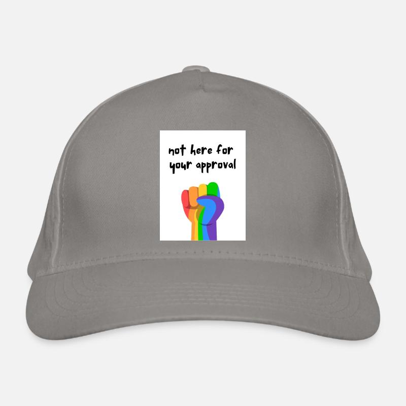Regenbogen-Stolz-Faust Bio-Baseballkappe