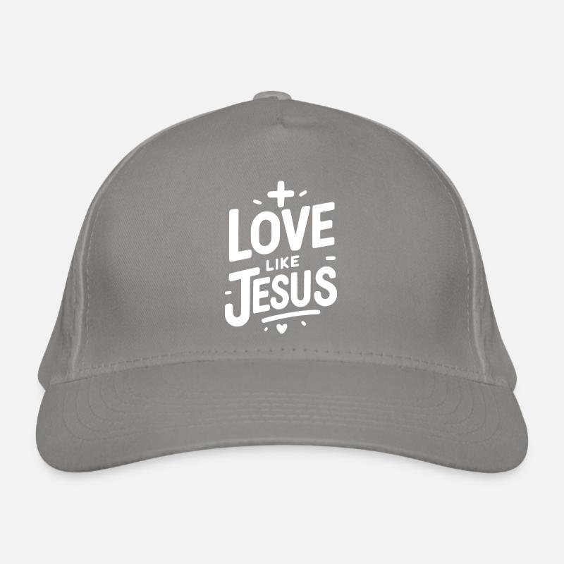 Liebe ist Jesus Bio-Baseballkappe