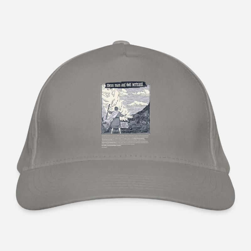 Elijah trusts God Organic Baseball Cap