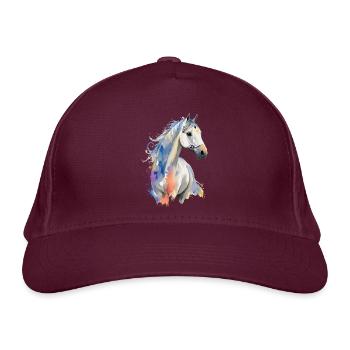 Arabe - Casquette classique bio - bordeaux  - Devant