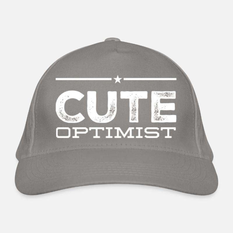 cute optimist Bio-Baseballkappe