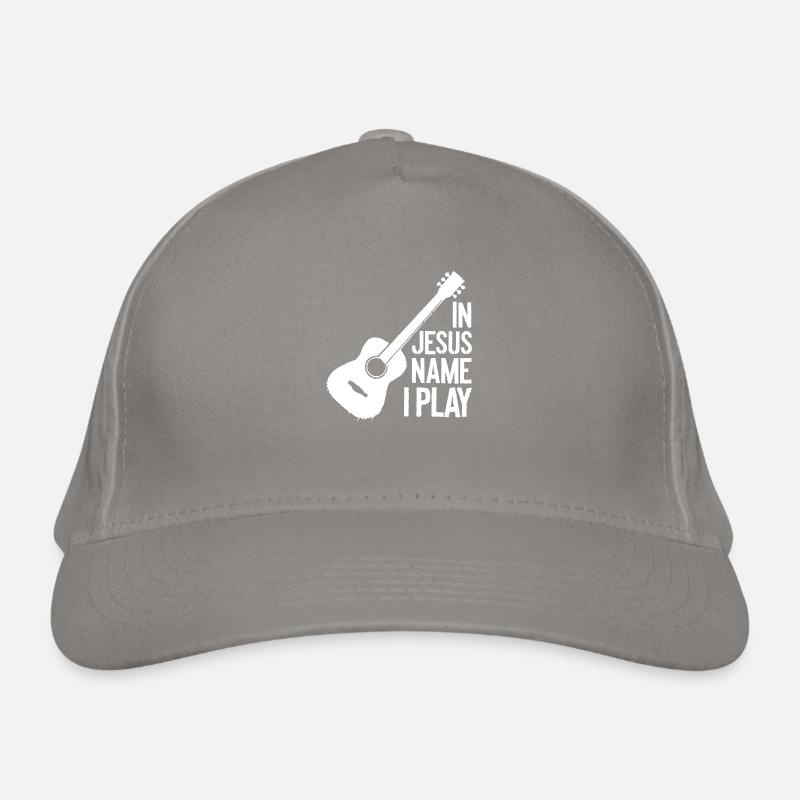 Divine service with guitar Organic Baseball Cap