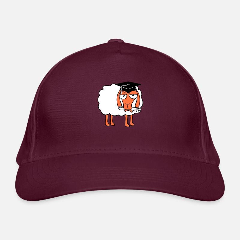 Mouton École Certificat Diplôme Universitaire Abi Étudiants Casquette classique bio