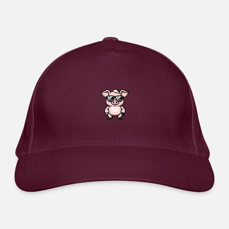 Cochon Cool Animal Casquette classique bio