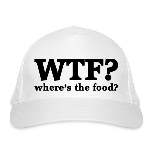 WTF - Where's the food? - Biologische baseballpet