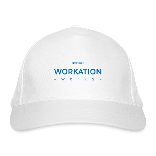 Workation works - blue - Ekologiczna czapka z daszkiem