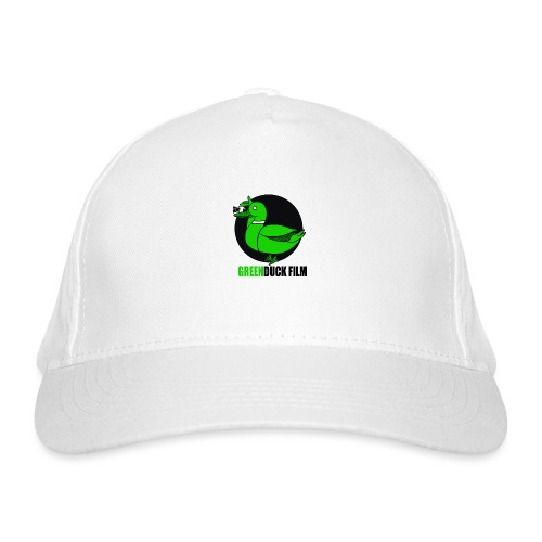 Greenduck Film Logo w. black letters - Øko-baseballcap