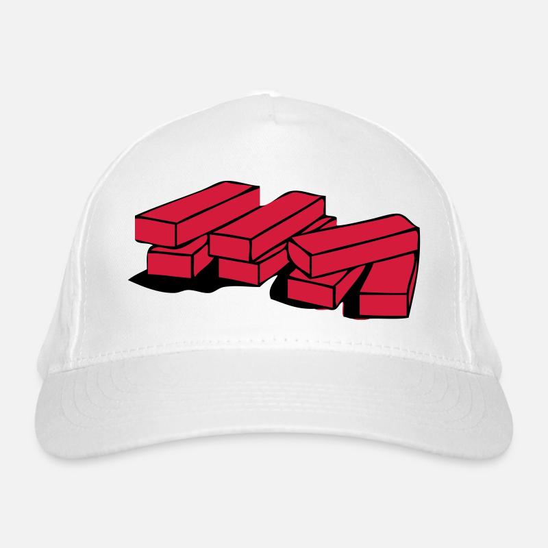 brick, brick, building, house, wall, stone, bricks Organic Baseball Cap