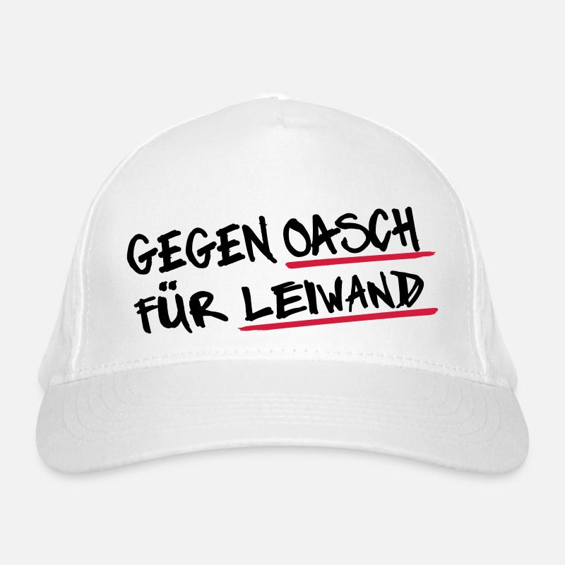 Oaschleiwand 2 Bio-Baseballkappe